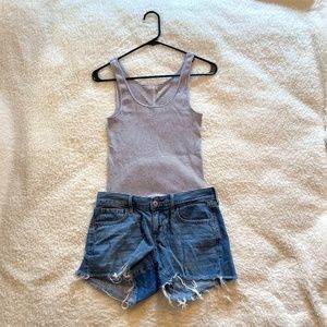 Black&White Striped Tank Top